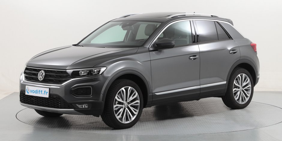 VOLKSWAGEN T-ROC 2.0 TSI 190 CV 4MOTION CARAT EXCLUSIVE DSG - 1ère Main !! Ecotaxe payée !!