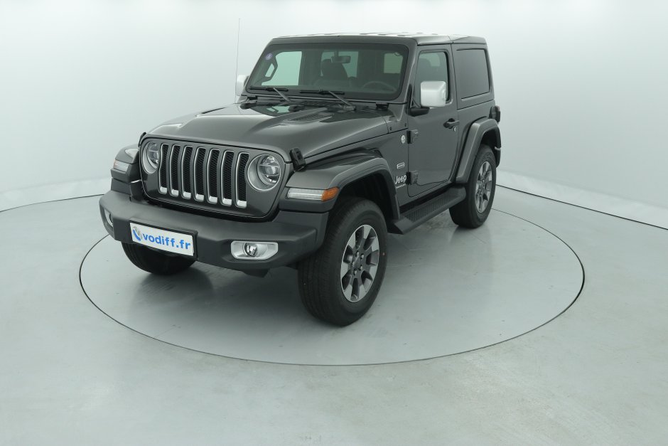 JEEP WRANGLER 2.0 TURBO GDI CABRIOLET 272 CV HARDTOP SAHARA - Ecotaxe payée !!
